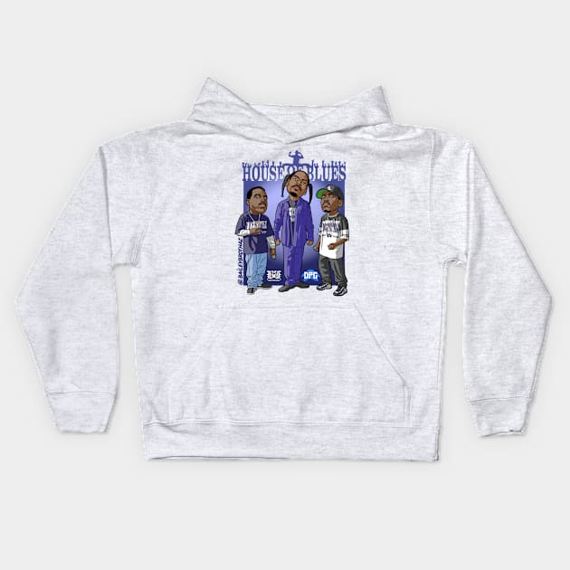 DPG house of blues Kids Hoodie by BaileyBrothaz